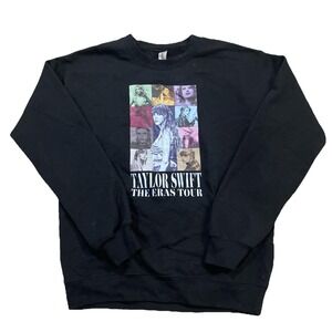 Taylor Swift Eras Tour Long‎ Sleeve Shirt S Black